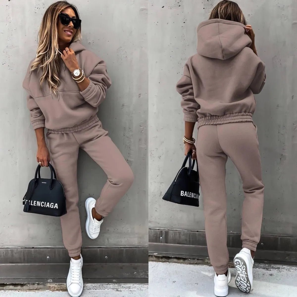 Miss | Tweedelige Tracksuit Set Dames Casual - Katoenmix - Miss Madera