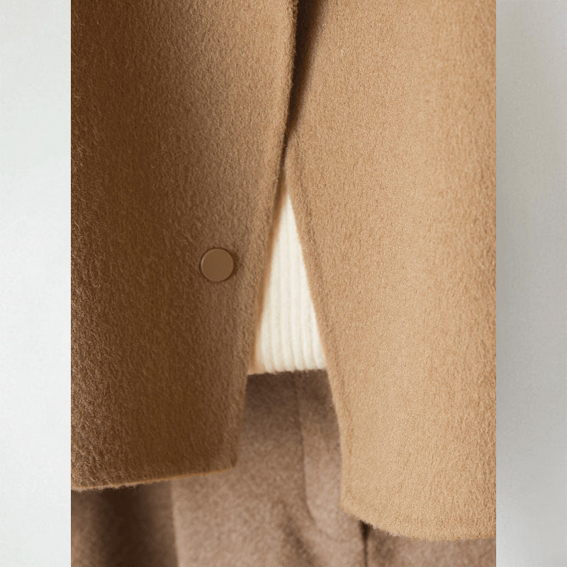 Miss | Vest Dames Cropped Revers-Kraag Drukknopen - Gebreid - Miss Madera MIS-8HGQA2