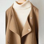 Miss | Vest Dames Cropped Revers-Kraag Drukknopen - Gebreid - Miss Madera MIS-8HGQA2