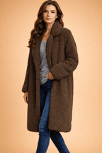 Miss | Vest Dames Lange Cardigan Jasmodel met Kraag - Miss Madera MIS-KJMXZO
