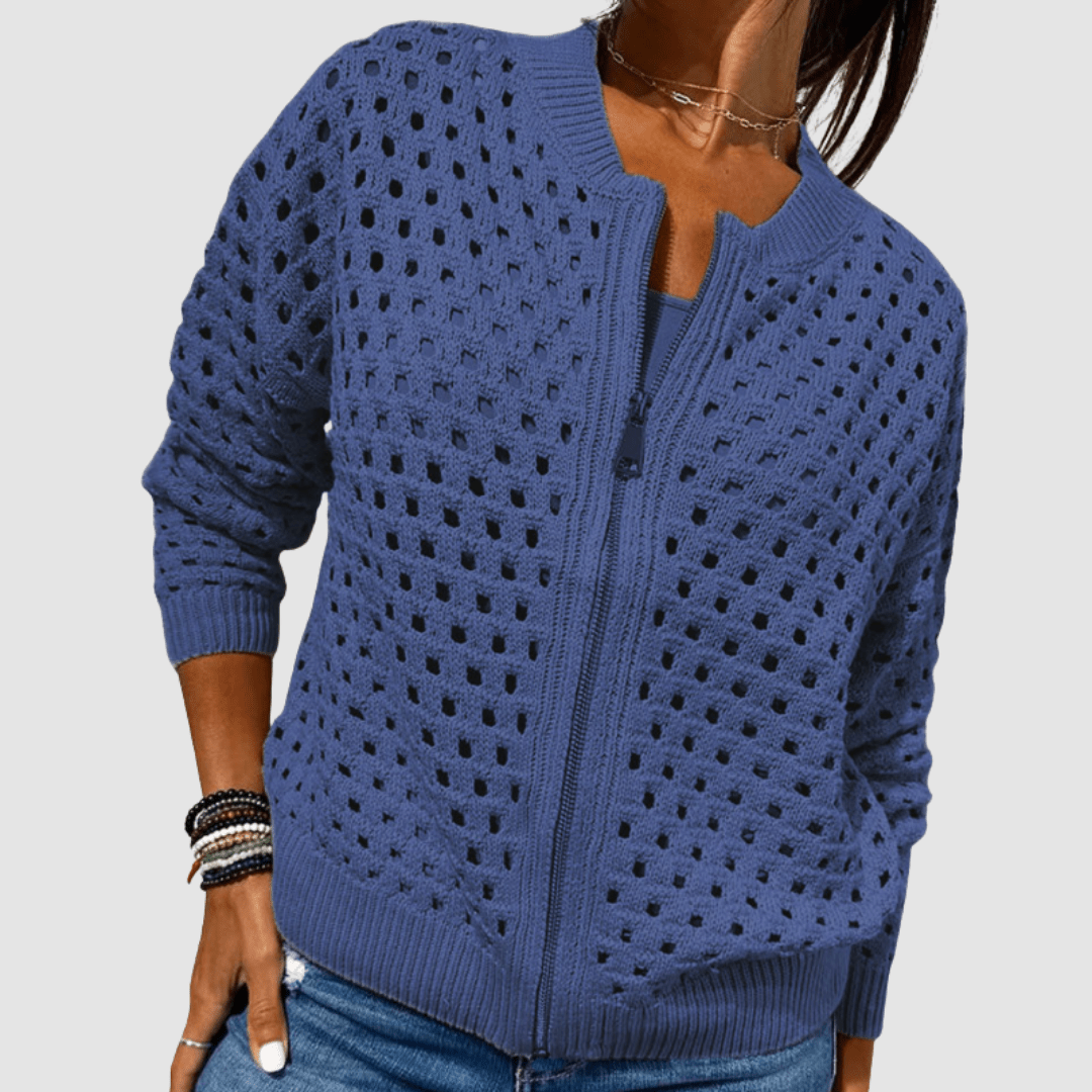 Miss | Vest Dames Oversized Knoopsluiting Casual - Gebreid - Miss Madera MIS-9ZXSD9
