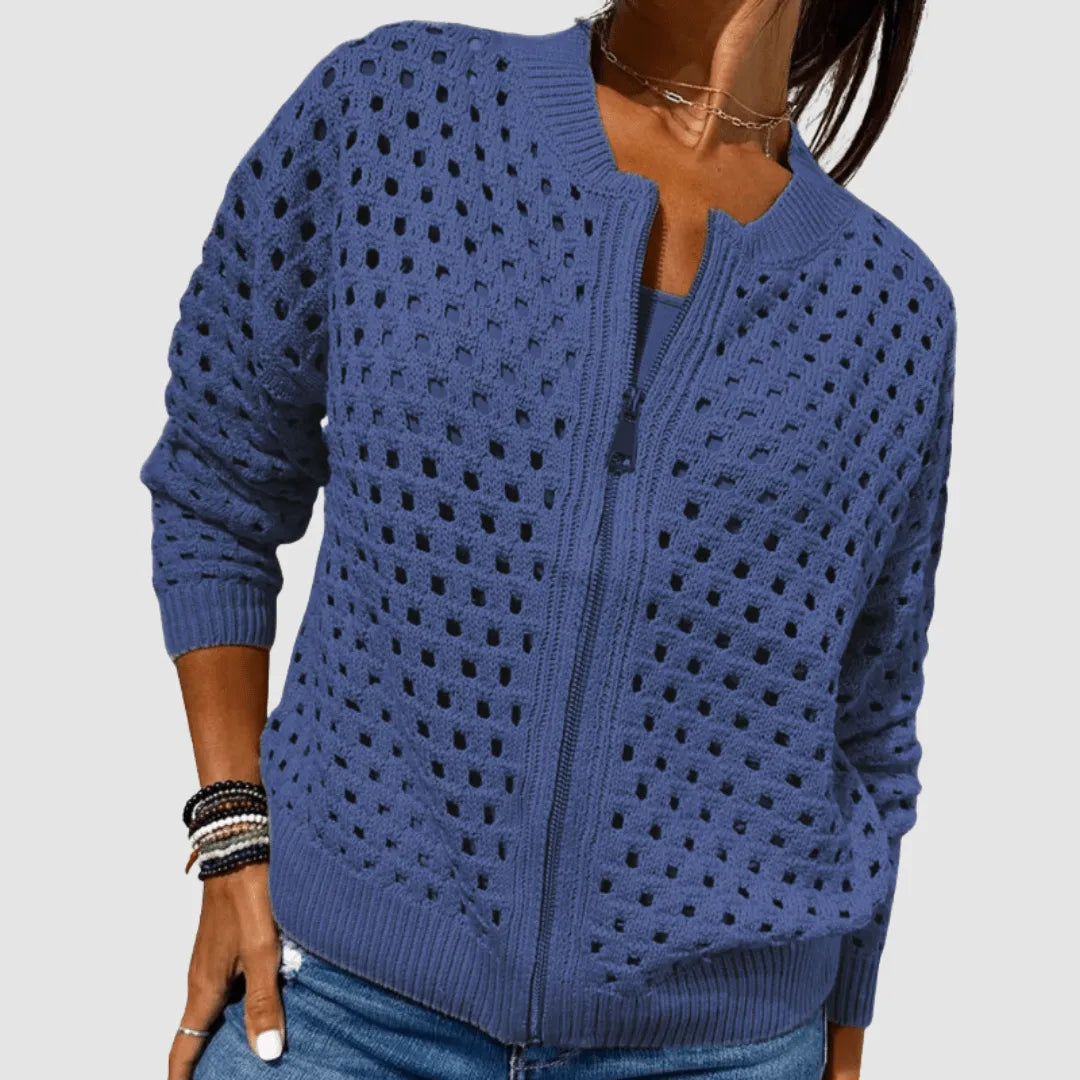 Miss | Vest Dames Oversized Knoopsluiting Casual - Gebreid - Miss Madera MIS-9ZXSD9