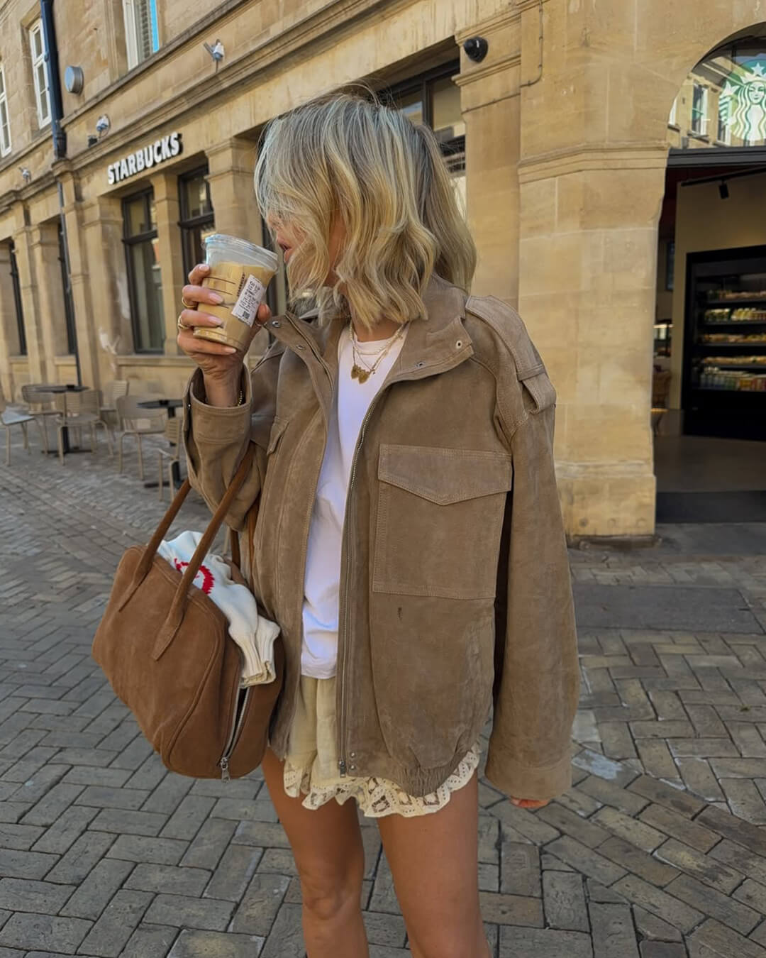 Miss | Vest Dames staande kraag Casual - Suede - Miss Madera MIS-KOLLRQ