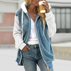 Miss | Vest Dames Teddy Fleece Rits Oversized - Fleece - Miss Madera MIS-NGROAS