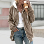 Miss | Vest Dames Teddy Fleece Rits Oversized - Fleece - Miss Madera MIS-BLWDO2