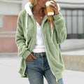 Miss | Vest Dames Teddy Fleece Rits Oversized - Fleece - Miss Madera MIS-NHF07T