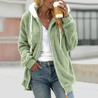 Miss | Vest Dames Teddy Fleece Rits Oversized - Fleece - Miss Madera MIS-NHF07T