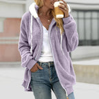 Miss | Vest Dames Teddy Fleece Rits Oversized - Fleece - Miss Madera MIS-8CR2ZM