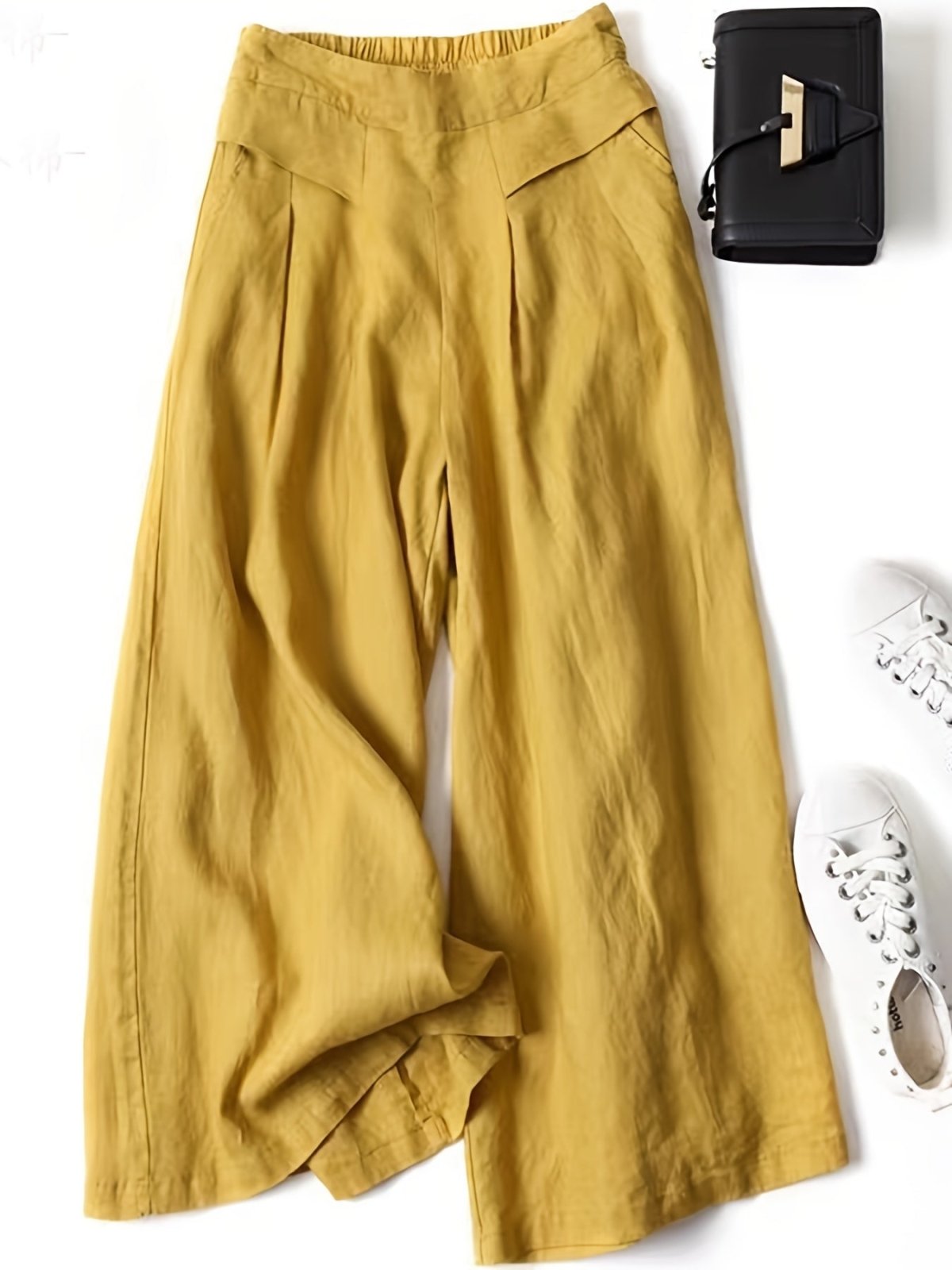 Miss | Wide Leg Broek Dames - Viscose-Linnen Mix - Miss Madera MIS-WQ7V9W