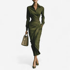 Miss | Wikkeljurk Dames Midi - Viscose - Miss Madera MIS-8EE6E5