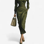Miss | Wikkeljurk Dames Midi - Viscose - Miss Madera MIS-8EE6E5