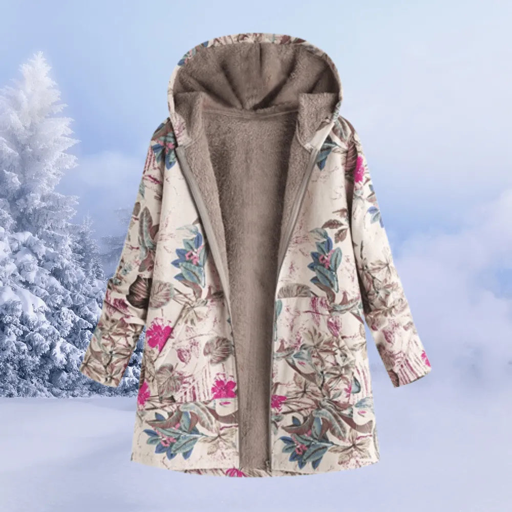 Miss | Winter Jas Dames Capuchon Casual Winterwarm - Miss Madera MIS-6HGHMJ
