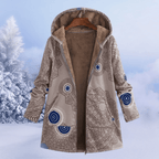 Miss | Winter Jas Dames Capuchon Casual Winterwarm - Miss Madera MIS-73EKRL