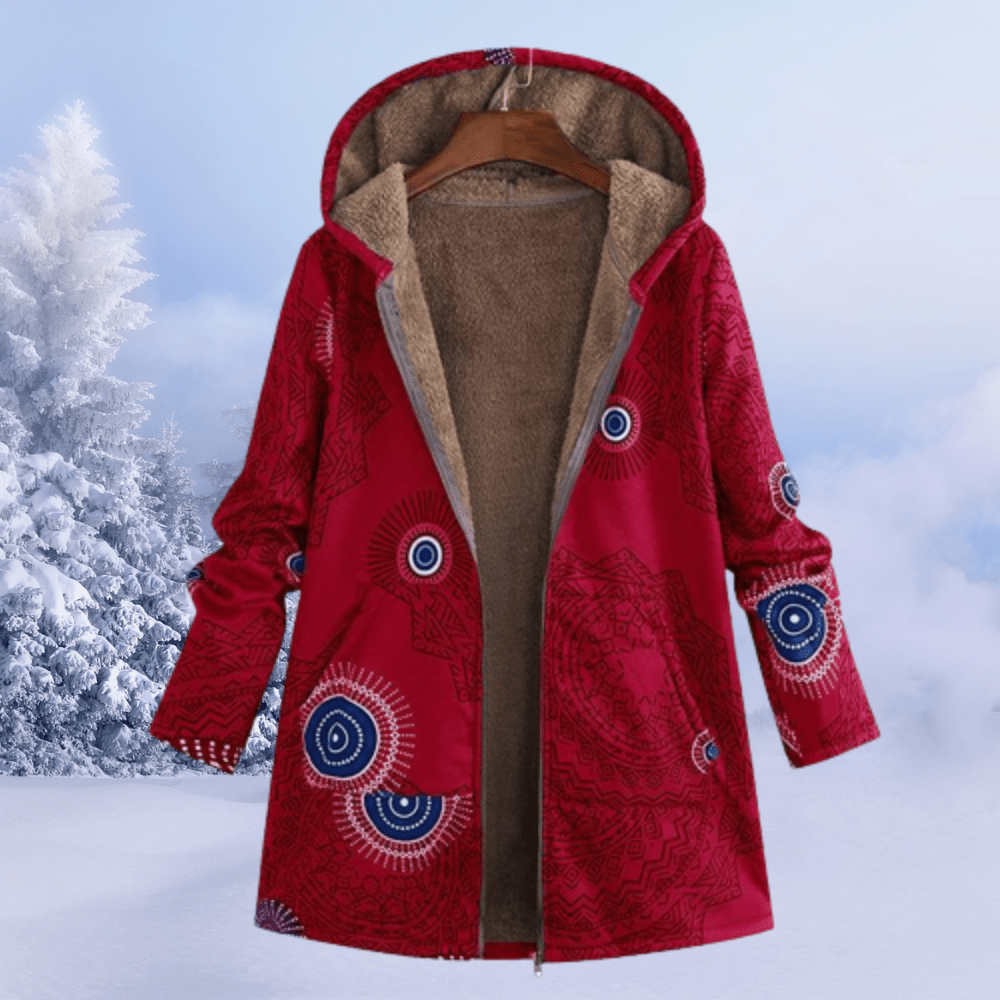 Miss | Winter Jas Dames Capuchon Casual Winterwarm - Miss Madera MIS-1P60IG