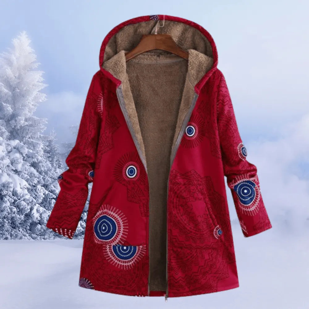 Miss | Winter Jas Dames Capuchon Casual Winterwarm - Miss Madera MIS-1P60IG