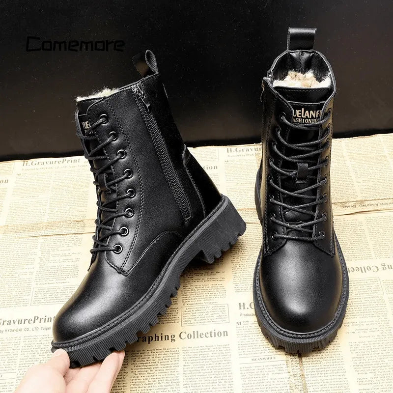 Miss | Winterlaarzen Dames Comfort - Echt Leer - Miss Madera MIS-21DD6F