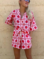 Miss | Zomerset Dames Grafisch Print - Viscose - Miss Madera MIS-Z86PF0
