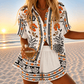 Miss | Zomerset Dames Tweedelig T-shirt & Shorts Loungewear - Zachte Stof - Miss Madera MIS-HQAATF