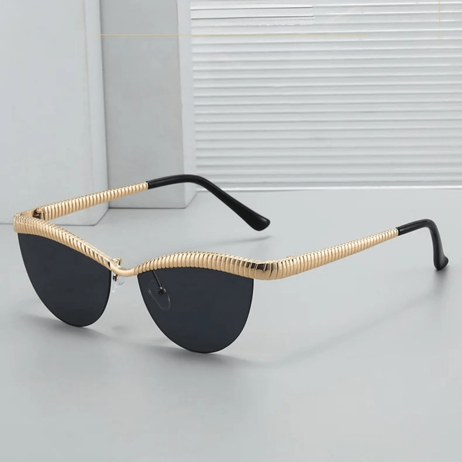 Miss | Zonnebril Dames Zomer Oversized - Miss Madera