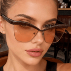 Miss | Zonnebril Dames Zomer Oversized - Miss Madera