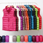 Bodywarmer Dames Lichtgewicht Slim Fit Plooidetails
