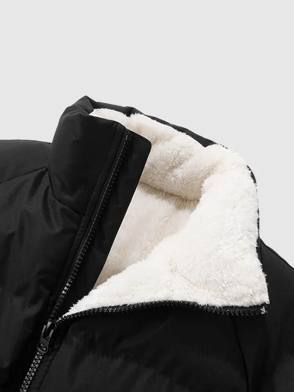 Omkeerbaar Pufferjack Dames | Sherpa Voering Gewatteerd - Miss Madera