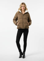 Omkeerbaar Pufferjack Dames | Sherpa Voering Gewatteerd - Miss Madera
