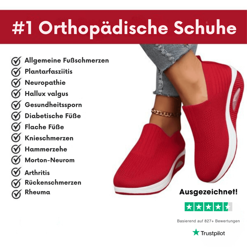 Orthopedisch Sneakers Dames | Lichtgewicht Instap - Miss Madera