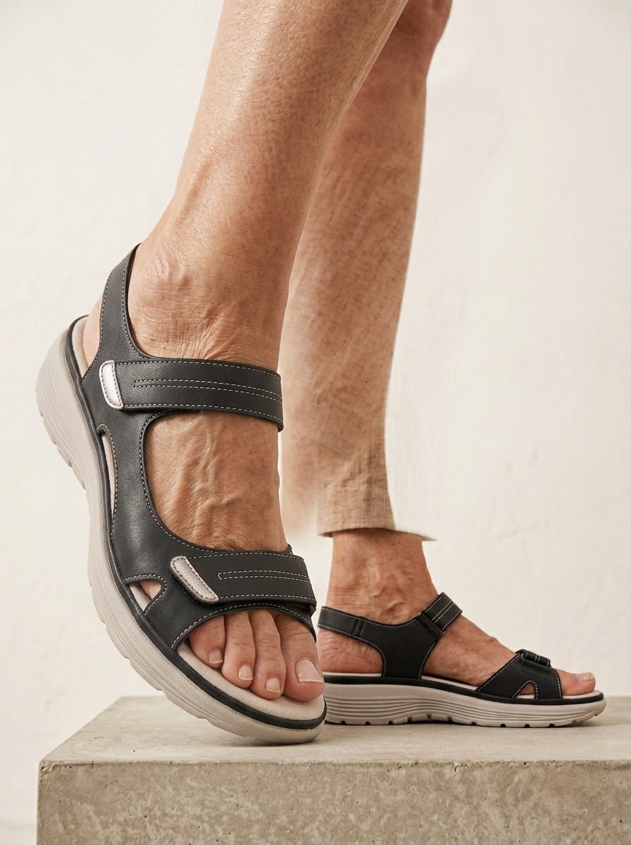 Orthopedische Comfort Sandalen met Klittenband - Miss Madera