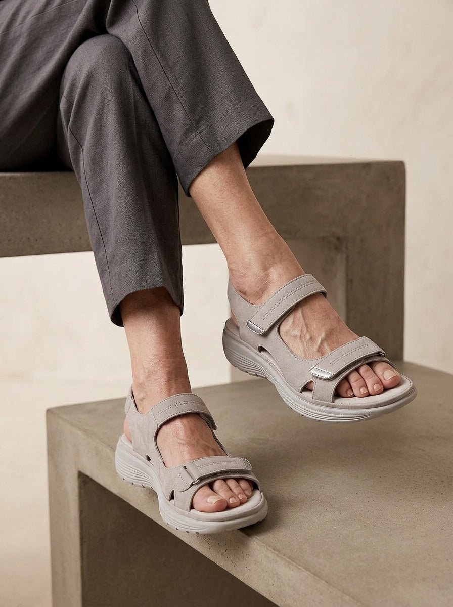 Orthopedische Comfort Sandalen met Klittenband - Miss Madera