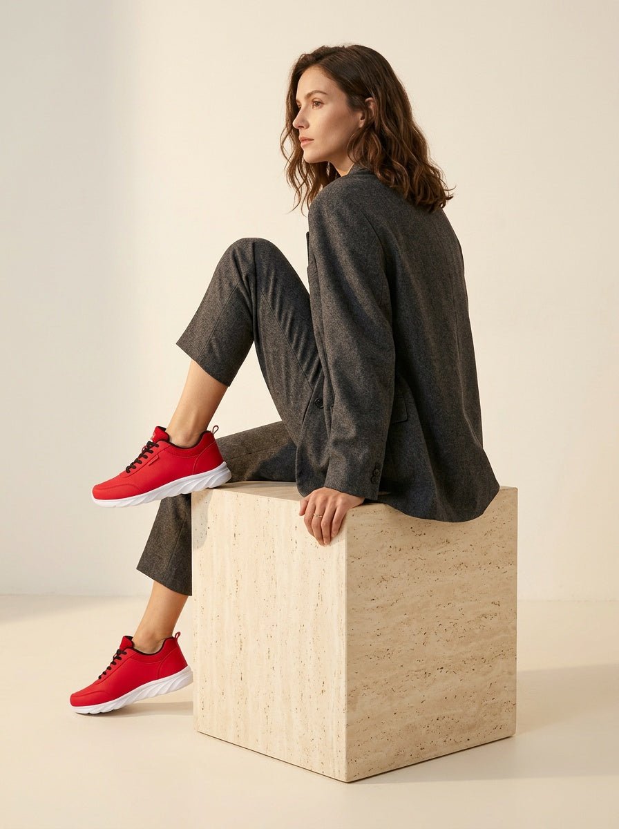 Orthopedische Sneakers Zwart - Miss Madera