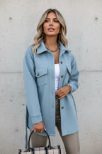 Overshirt Dames | Relaxed Fit Knoopsluiting Veelzijdig - Miss Madera