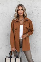 Overshirt Dames | Relaxed Fit Knoopsluiting Veelzijdig - Miss Madera