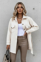 Overshirt Dames | Relaxed Fit Knoopsluiting Veelzijdig - Miss Madera