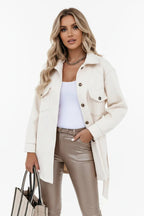 Overshirt Dames | Relaxed Fit Knoopsluiting Veelzijdig - Miss Madera