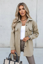 Overshirt Dames | Relaxed Fit Knoopsluiting Veelzijdig - Miss Madera