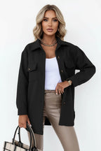 Overshirt Dames | Relaxed Fit Knoopsluiting Veelzijdig - Miss Madera