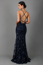 Pailletten Maxi Jurk Dames | Bloemenprint Prinsessen - Miss Madera