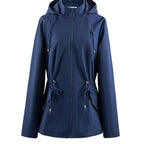 Regenjas Dames Capuchon Trekkoord Taille – Herfst | Miss Madera - Miss Madera MIS-QHRXLN