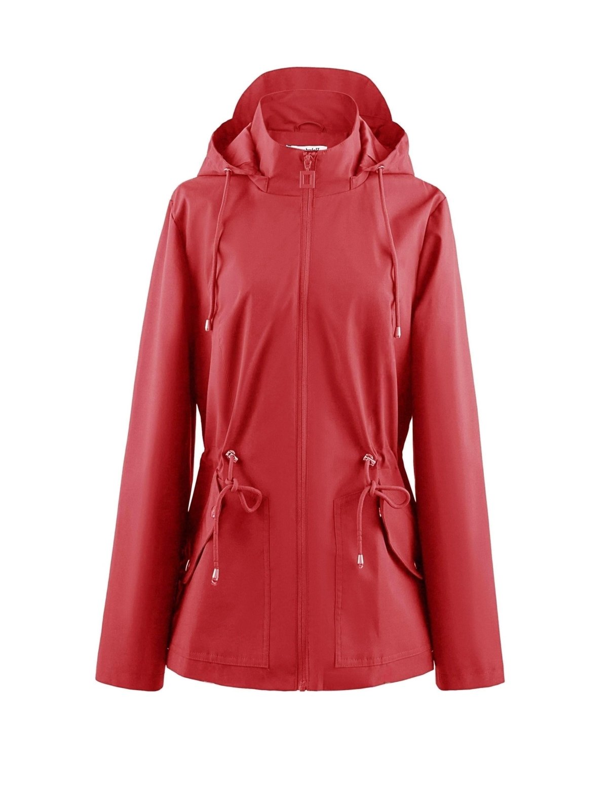 Regenjas Dames Capuchon Trekkoord Taille – Herfst | Miss Madera - Miss Madera MIS-O50T8D