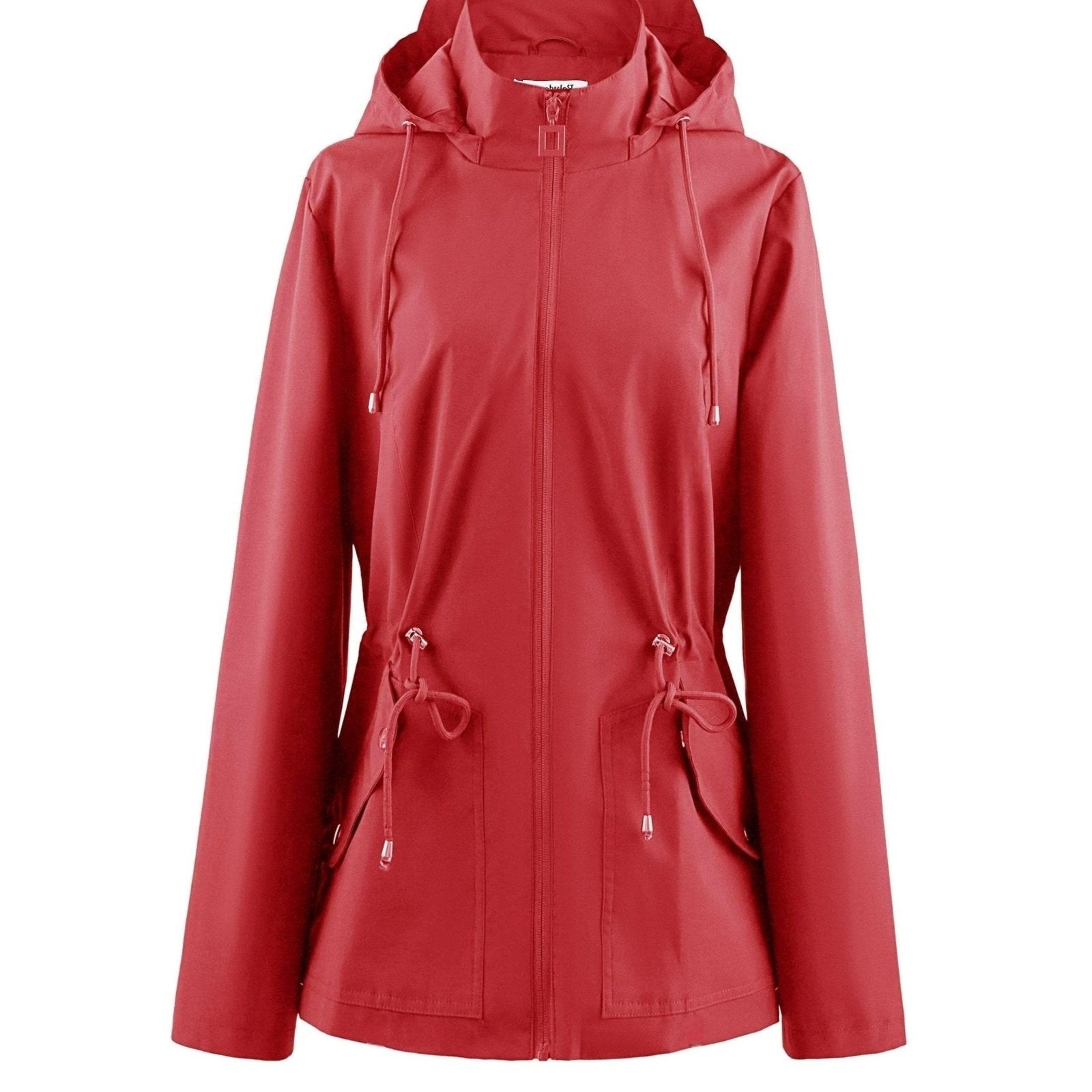 Regenjas Dames Capuchon Trekkoord Taille – Herfst | Miss Madera - Miss Madera MIS-QHRXLN