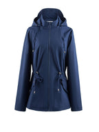 Regenjas Dames Capuchon Trekkoord Taille – Herfst | Miss Madera - Miss Madera MIS-8KDA9Y