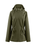 Regenjas Dames Capuchon Trekkoord Taille – Herfst | Miss Madera - Miss Madera MIS-PQBWGH