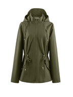 Regenjas Dames Capuchon Trekkoord Taille – Herfst | Miss Madera - Miss Madera MIS-PQBWGH