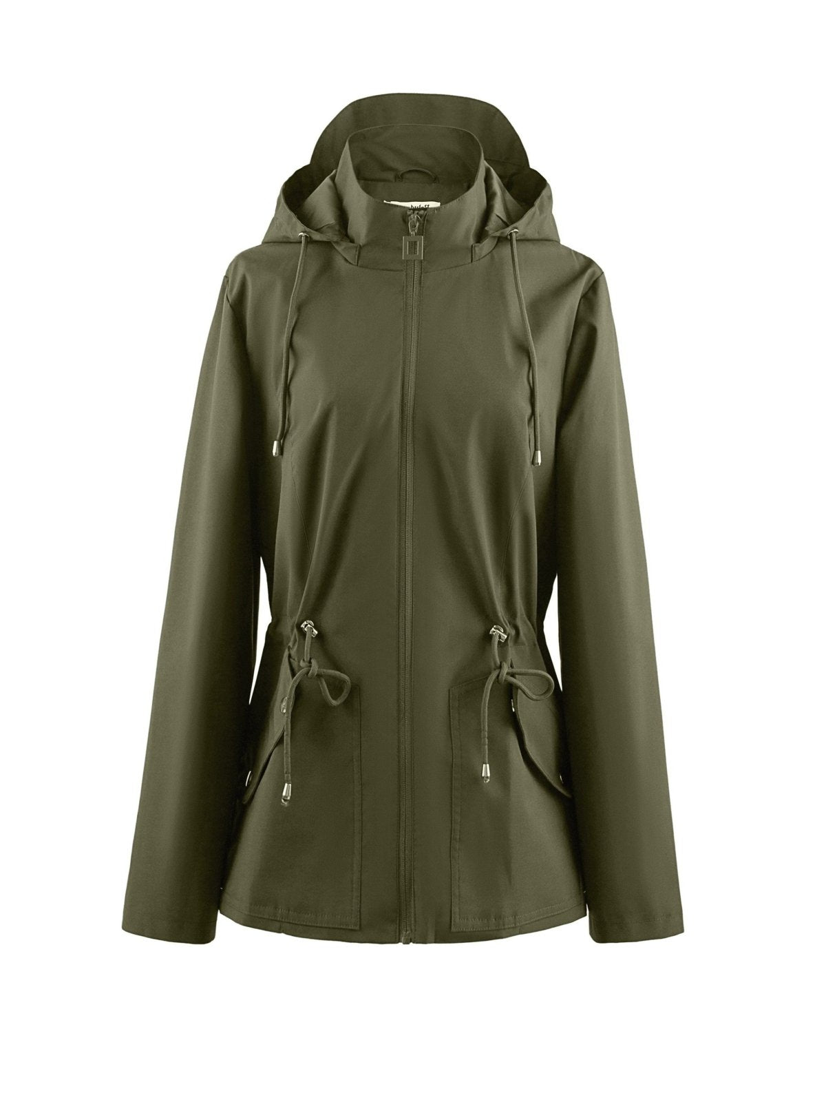 Regenjas Dames Capuchon Trekkoord Taille – Herfst | Miss Madera - Miss Madera MIS-PQBWGH