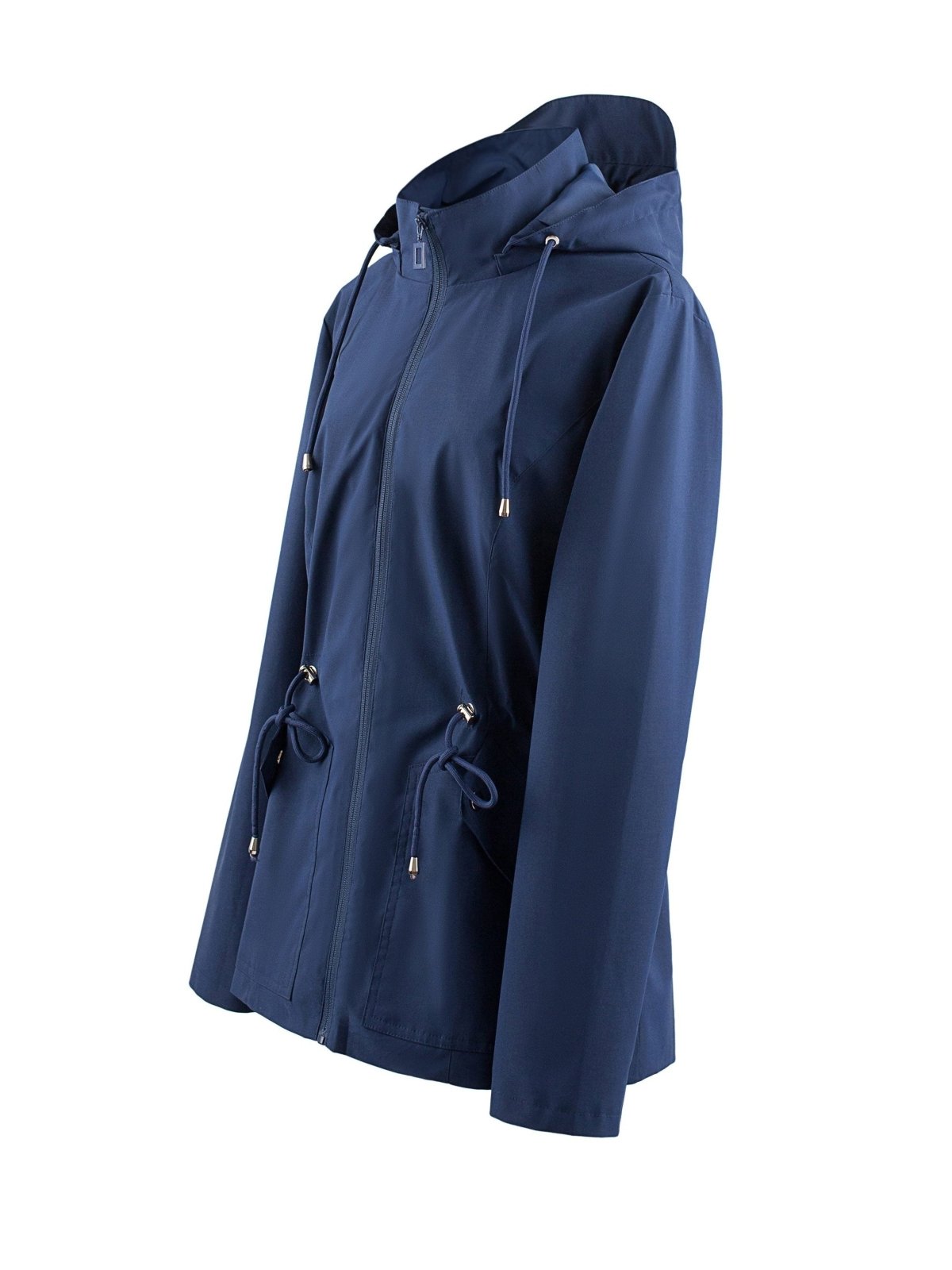 Regenjas Dames Capuchon Trekkoord Taille – Herfst | Miss Madera - Miss Madera MIS-QHRXLN