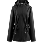 Regenjas Dames Capuchon Trekkoord Taille – Herfst | Miss Madera - Miss Madera MIS-QHRXLN