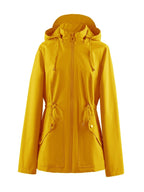 Regenjas Dames Capuchon Trekkoord Taille – Herfst | Miss Madera - Miss Madera MIS-55VWLI
