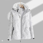 Regenjas Dames Getextureerd Ritszakken Relaxed – Herfst | Miss Madera - Miss Madera MIS-PRM0SR
