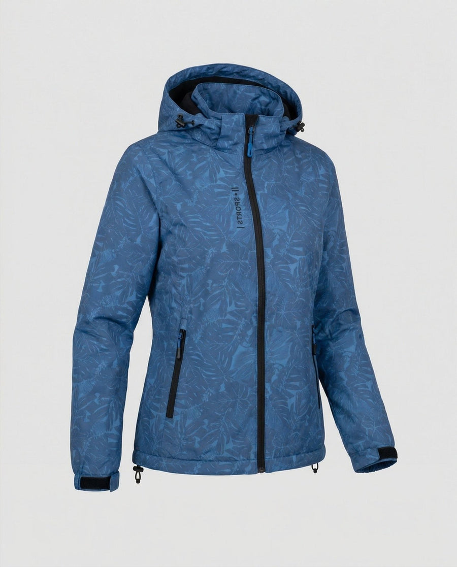 Regenjas Dames Getextureerd Ritszakken Relaxed – Herfst | Miss Madera